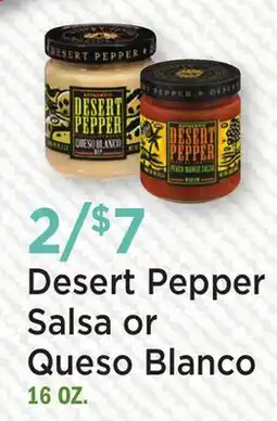 Heinen's Desert Pepper Salsa or Queso Blanco offer
