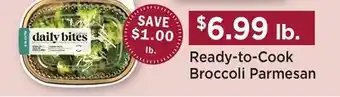 Heinen's Ready-to-Cook Broccoli Parmesan offer