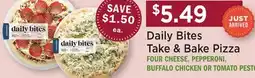 Heinen's Daily Bites Take & Bake Pizza offer