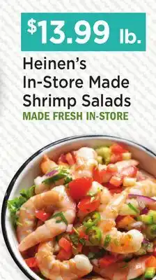Heinen's Heinen's In-Store Made Shrimp Salads offer