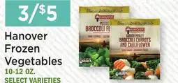 Heinen's Hanover Frozen Vegetables offer