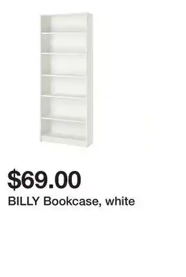 Ikea BILLY Bookcase, white offer