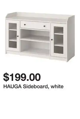 Ikea HAUGA Sideboard, white offer