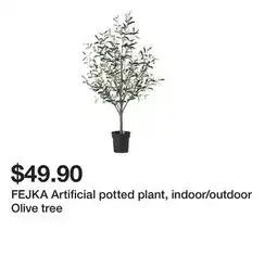 Ikea FEJKA Artificial potted plant, indoor/outdoor Olive tree offer
