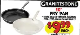 Ollie's GRANITESTONE 10 FRY PAN offer