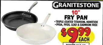 Ollie's GRANITESTONE 10 FRY PAN offer