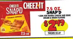 Ollie's CHEEZ-IT 7.5 OZ. SNAP'D offer