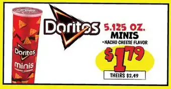 Ollie's Doritos 5.125 OZ. MINIS offer