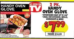 Ollie's AS SEEN ON TV 2 PK. HANDY OVEN GLOVE offer