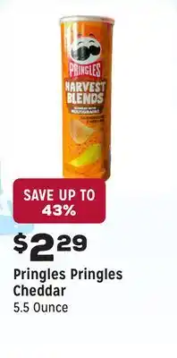 Grocery Outlet Pringles Cheddar offer