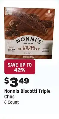 Grocery Outlet Biscotti Triple Choc offer