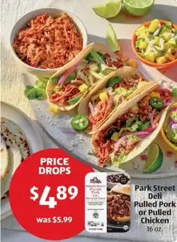 Aldi Park Street Deli Pulled Pork or Pulled Chicken offer