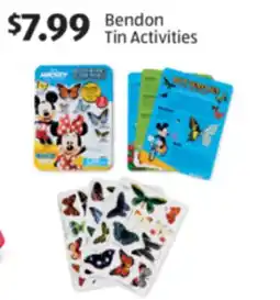 Aldi Bendon Tin Activities offer