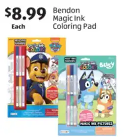 Aldi Bendon Magic Ink Coloring Pad offer