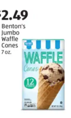 Aldi Benton's Jumbo Waffle Cones offer