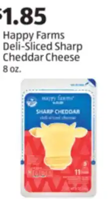 Aldi Happy Farms Deli-Sliced Sharp Cheddar Cheese offer