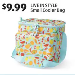 Aldi LIVE IN STYLE Small Cooler Bag offer