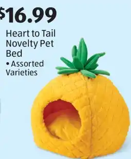 Aldi Heart to Tail Novelty Pet Bed offer