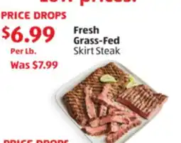 Aldi Fresh Grass-Fed Skirt Steak offer