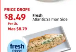 Aldi Fresh Atlantic Salmon Side offer