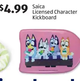 Aldi Saica Licensed Character Kickboard offer