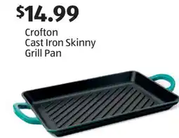 Aldi Crofton Cast Iron Skinny Grill Pan offer
