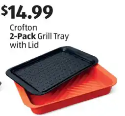 Aldi Crofton 2-Pack Grill Tray with Lid offer