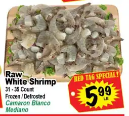 Superior Grocers Raw White Shrimp offer
