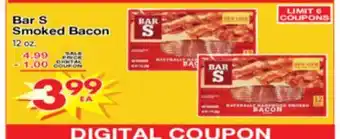 Superior Grocers Bar S Smoked Bacon offer