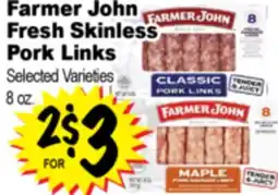 Superior Grocers Farmer John Fresh Skinless Pork Links offer