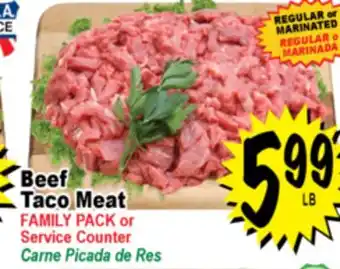 Superior Grocers Beef Taco Meat offer