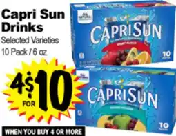 Superior Grocers Capri Sun Drinks offer