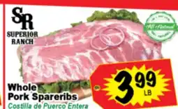 Superior Grocers Whole Pork Spareribs offer