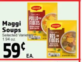 Superior Grocers Maggi Soups offer