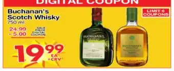 Superior Grocers Buchanan's Scotch Whisky offer