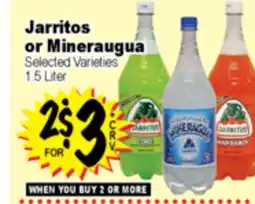 Superior Grocers Jarritos or Mineraugua offer