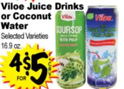 Superior Grocers Viloe Juice Drinks or Coconut or Coconut Water offer