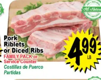 Superior Grocers Pork Riblets or Diced Ribs offer