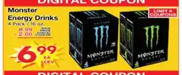 Superior Grocers Monster Energy Drinks offer