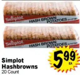 Superior Grocers Simplot Hashbrowns offer