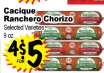 Superior Grocers Cacique Ranchero Chorizo offer