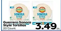 Superior Grocers Guerrero Sonora Style Tortillas offer