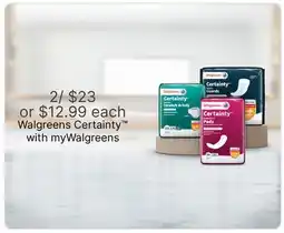 Walgreens Walgreens Certainty offer
