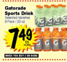 Superior Grocers Gatorade Sports Drink offer