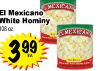 Superior Grocers El Mexicano White Hominy offer