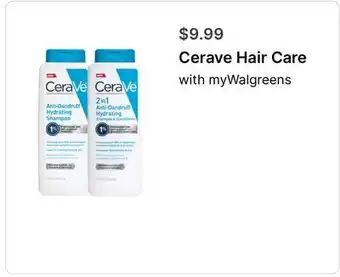 Walgreens Cerave Hair Care offer