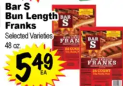 Superior Grocers Bar S Bun Length Franks offer
