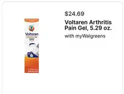 Walgreens Voltaren Arthritis Pain Gel, 5.29 oz offer