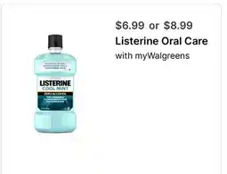 Walgreens Listerine Oral Care offer