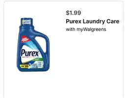 Walgreens Purex Laundry Care offer